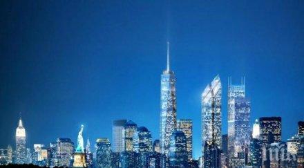 световният търговски център йорк грейна цветовете знамената каталония испания