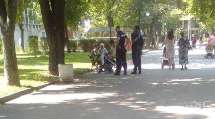 жегата полицаи свестяват припаднала жена