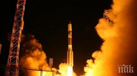 байконур изстреляна ракета военен космически апарат борда