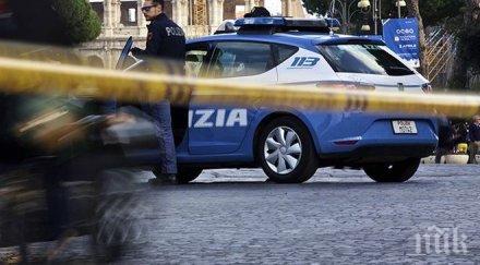 зловещо намериха женски крака контейнер смет престижен квартал рим