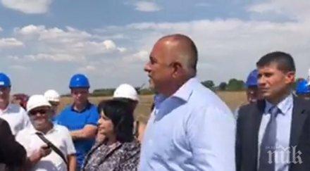 първо пик борисов инспектира газопровода турция обновена видео