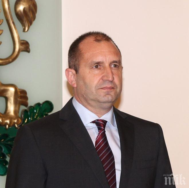 Президентът Румен Радев в памет на Панде Ефтимов: България няма да го забрави!