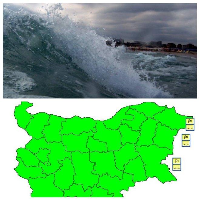 ПО МОРЕТО СТАВА СТРАШНО! Обявиха жълт код за силен вятър и страховито вълнение! Плажуващите да не рискуват! 