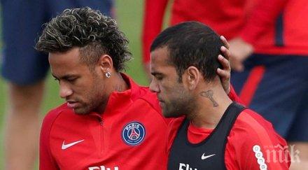 трагедия леля бразилския футболен национал дани алвеш удави