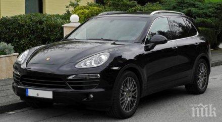 поредна наглост порше прегази тротоар пловдив снимка