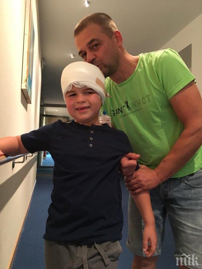 Оперираха в Хановер 7-годишния Сашко от Русе