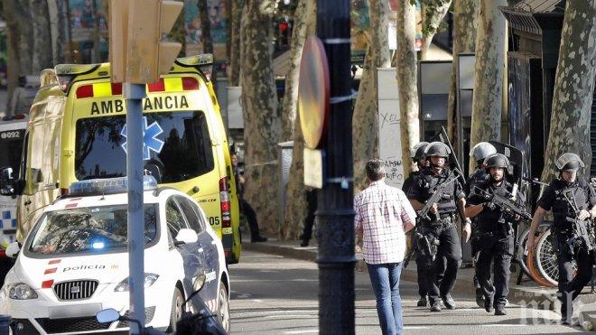 Жертвите на терористичната атака в Барселона вече са 15