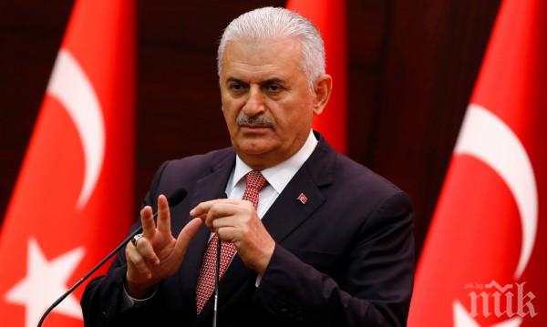 Премиерът на Турция: Страната ни е най-решителната в борбата срещу „Ислямска държава“