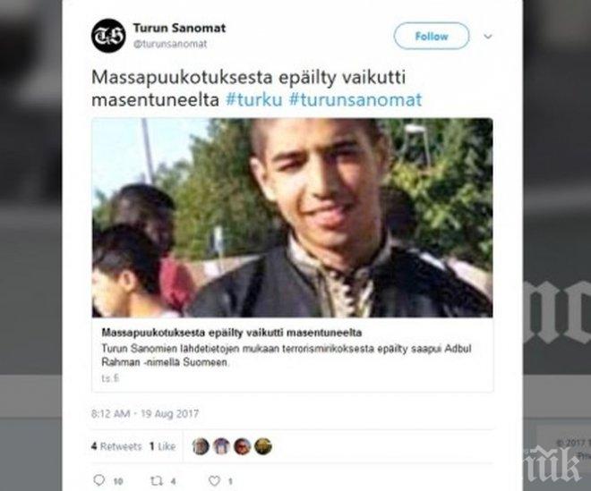 Обвиняемият за убийствата в Турку мароканец призна стореното, не действал умишлено