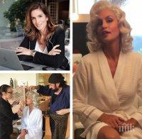 Пълна промяна! Синди Крауфорд стана платинена блондинка