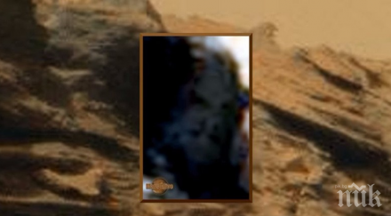 мистерия уфолози откриха следи чудовище марс снимки
