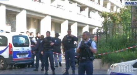 арест френската полиция задържа заподозрян серия пожари