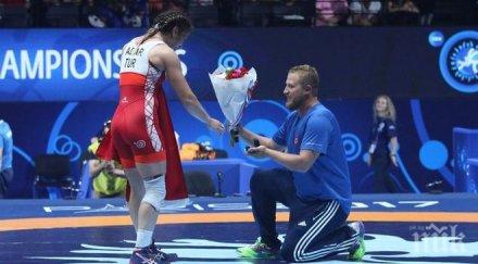 цял живот турска състезателка борба получи предложение брак веднага стана световна шампионка