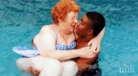 отвъд границите годишна дама заряза всичко заради годишен африканец