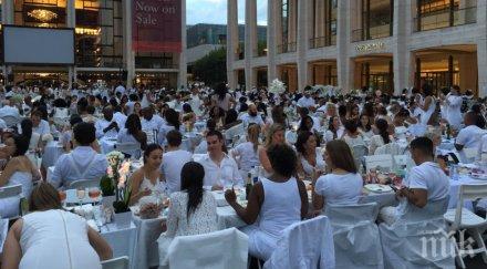 хиляди събраха бяла вечеря йорк видеоснимки