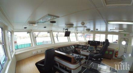 нов кораб маркира пътя дунав