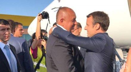 борисов изпрати еманюел макрон снимки