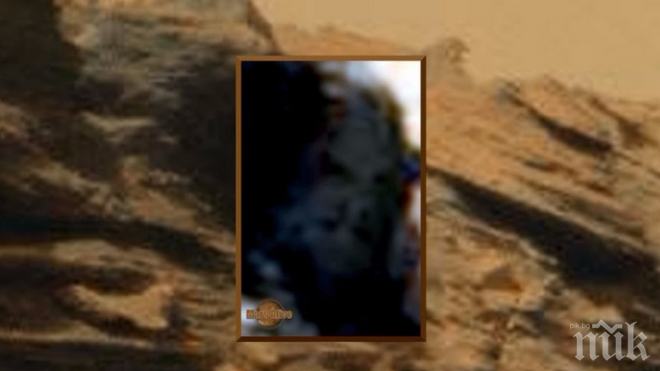 МИСТЕРИЯ! Уфолози откриха следи от чудовище на Марс (СНИМКИ)