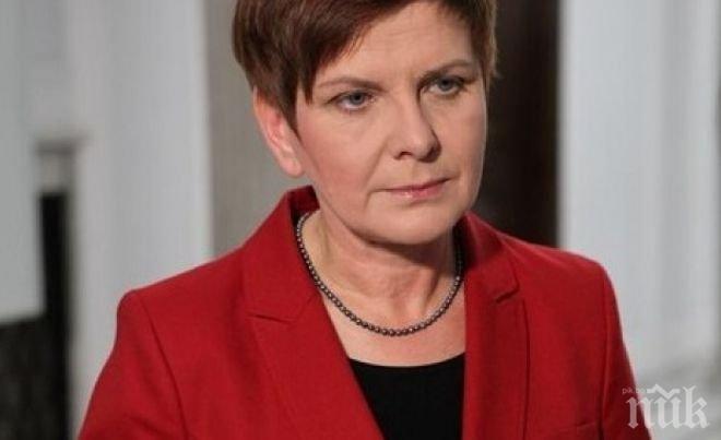 НАПРЕЖЕНИЕ! Премиерът на Полша Беата Шидло изригна: Макрон е „арогантен“ и „неопитен“