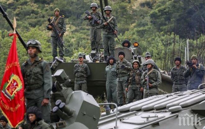 Венецуела показа военна мощ след санкциите от САЩ