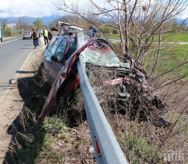 ДОБРА ВЕСТ! Няма пострадали при катастрофата на Тракия край Сливен