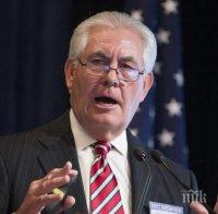 Рекс Тилърсън обяви, че САЩ ще продължат с „мирния“ натиск срещу Северна Корея