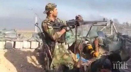 възмездието застигна терорист пуснал автоматен откос противника видео