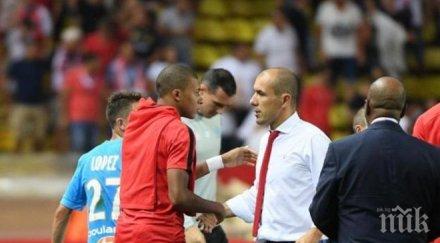 жардим прие философски напускането мбапе