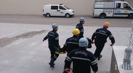 мощен взрив разтърси оръжеен склад азербайджан видео