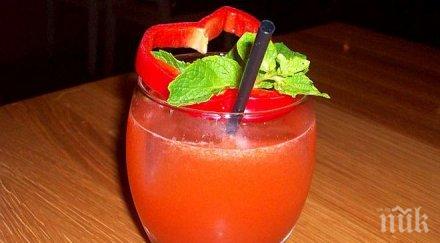 полезно сок червени чушки чиста кожа здрава коса