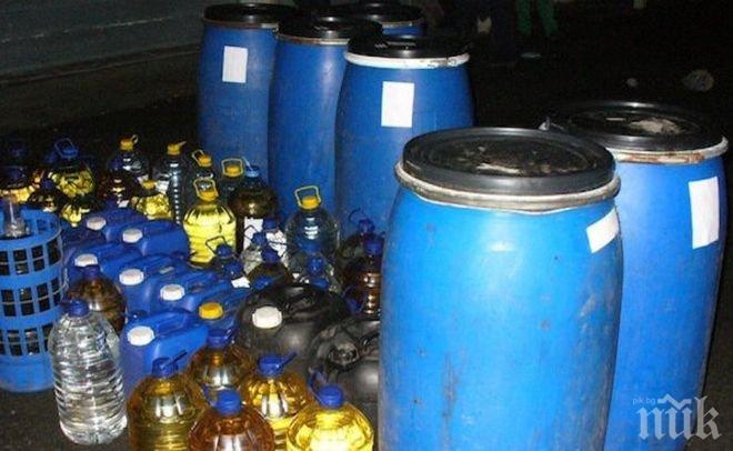 Агенция Митници конфискувала над 105 тона нелегален алкохол от началото на годината