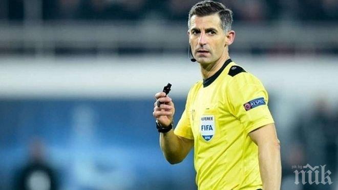 Гръцки рефер ще свири гостуването ни на Холандия