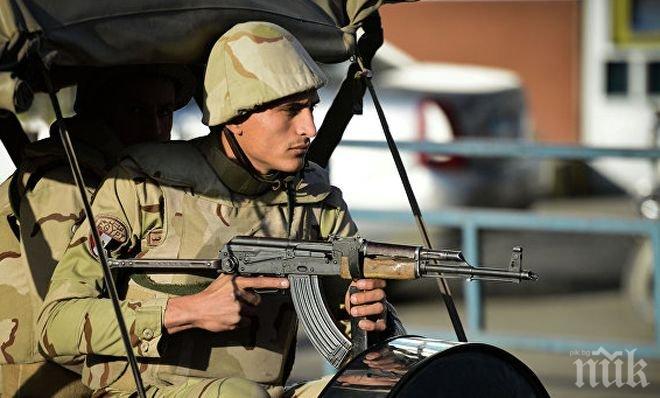 Операция! Египетските военни са унищожили седем радикални терористи на Синайския полуостров