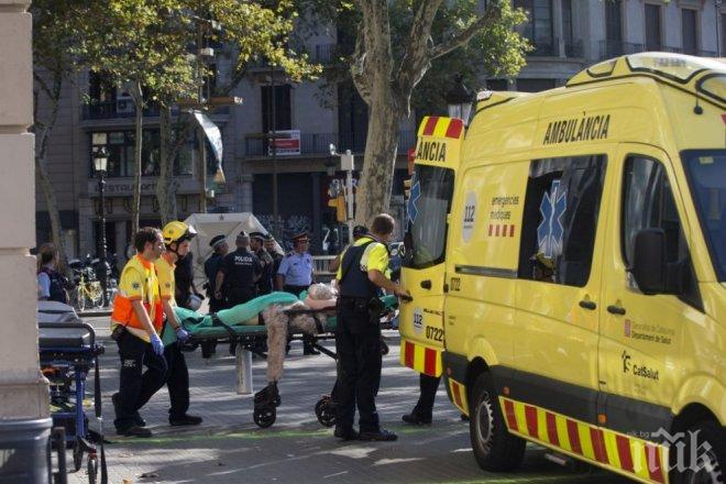 ТРАГЕДИЯТА НЯМА КРАЙ! Жертвите на атентата в Барселона станаха 16