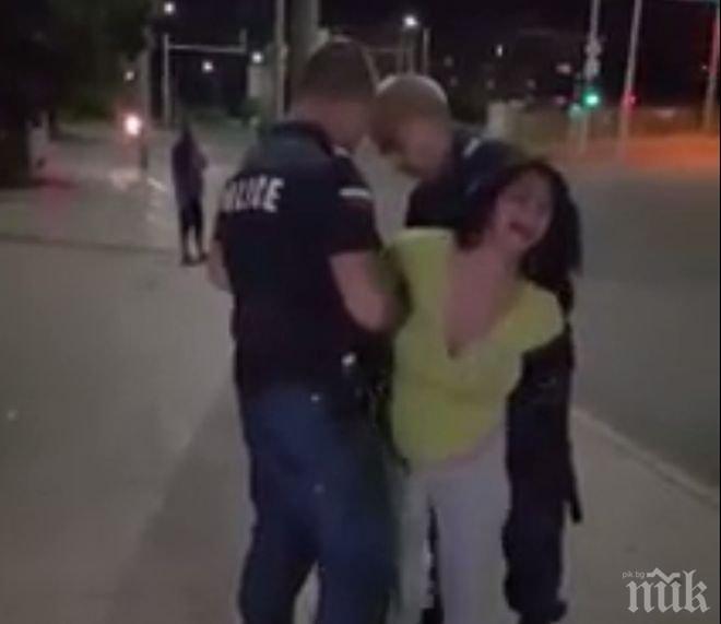 Ето как наказаха мургавата Николинка, която напсува полицаите в Меден рудник (ВИДЕО)