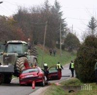 Шофьорка пострада при катастрофа с трактор