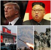 ОГРОМНО НАПРЕЖЕНИЕ! Тръмп с подобаващ отговор към Северна Корея: Готови сме за масирано военно нападение