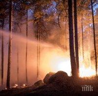 Безсънна нощ! Ямболски села в ужас, евакуират ги след пожар