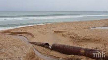 смрад нелегална тръба излива фекалии морето ахтопол