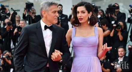 три месеца раждането съпругата джордж клуни блестяща форма снимки