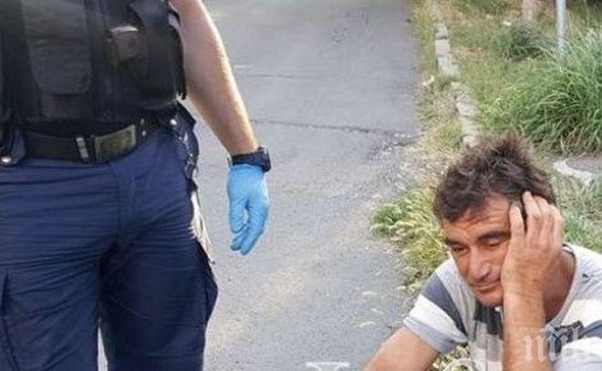 Облян в кръв мъж вдигна на крак полицията в бургаския жк Лазур