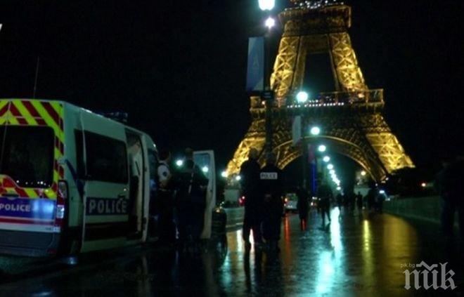 Задържаха подозрителен мъж край Айфеловата кула