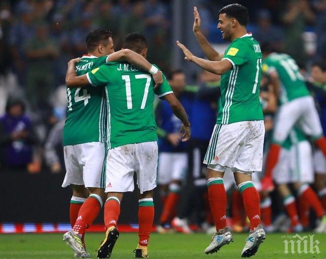 Отборът на Мексико си осигури участие на финалите на Световното първенство в Русия