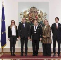 Президентът връчи орден 