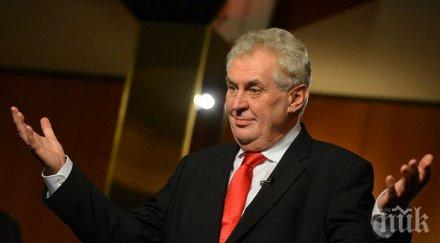 чешкият президент изригна квотите мигранти