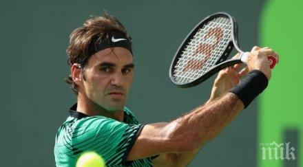 без изненада роджър федерер класира четвъртфиналите откритото първенство сащ