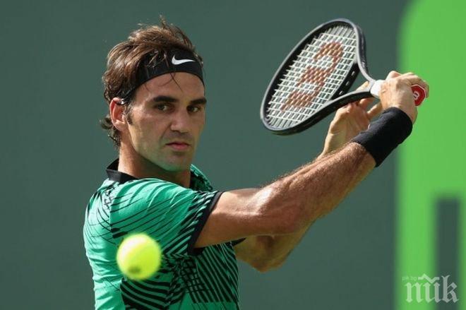 Без изненада! Роджър Федерер се класира за четвъртфиналите на Откритото първенство на САЩ