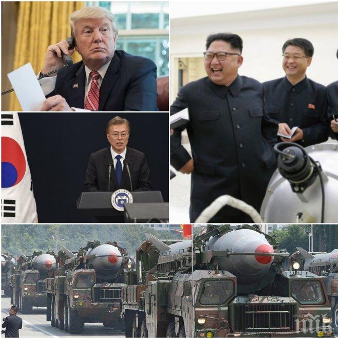 НА РЪБА НА ВОЙНАТА! Ким Чен Ун готви мощна атака - изстрелва поредна балистична ракета