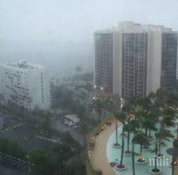 Ураганът „Ирма” удари Южна Флорида с 210 километра в час (ВИДЕО)