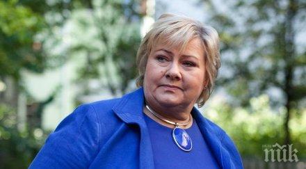 премиерът норвегия обяви победа консерваторите парламентарните избори норвегия